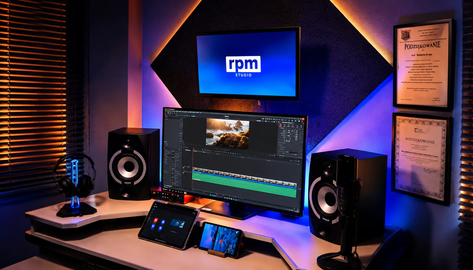 RPM Studio Tarnów – wnętrze studia RPM Studio