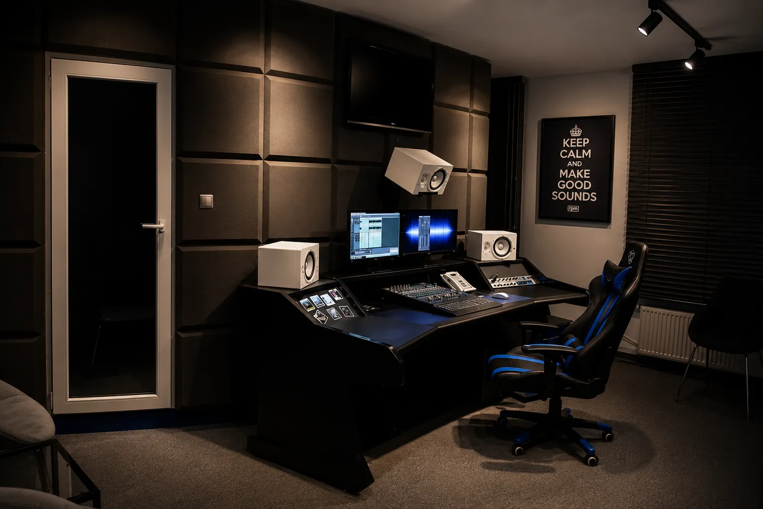 RPM Warszawa - Studio niebieskie – wnętrze studia RPM Studio
