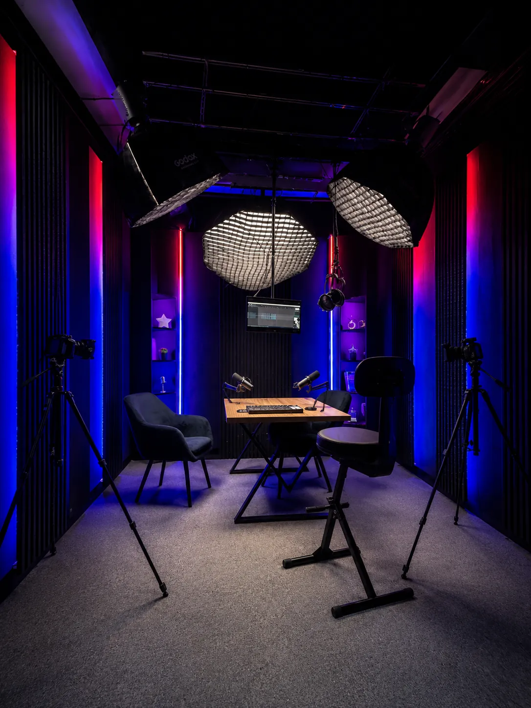 Studio Podcastowe Wrocław – wnętrze studia RPM Studio