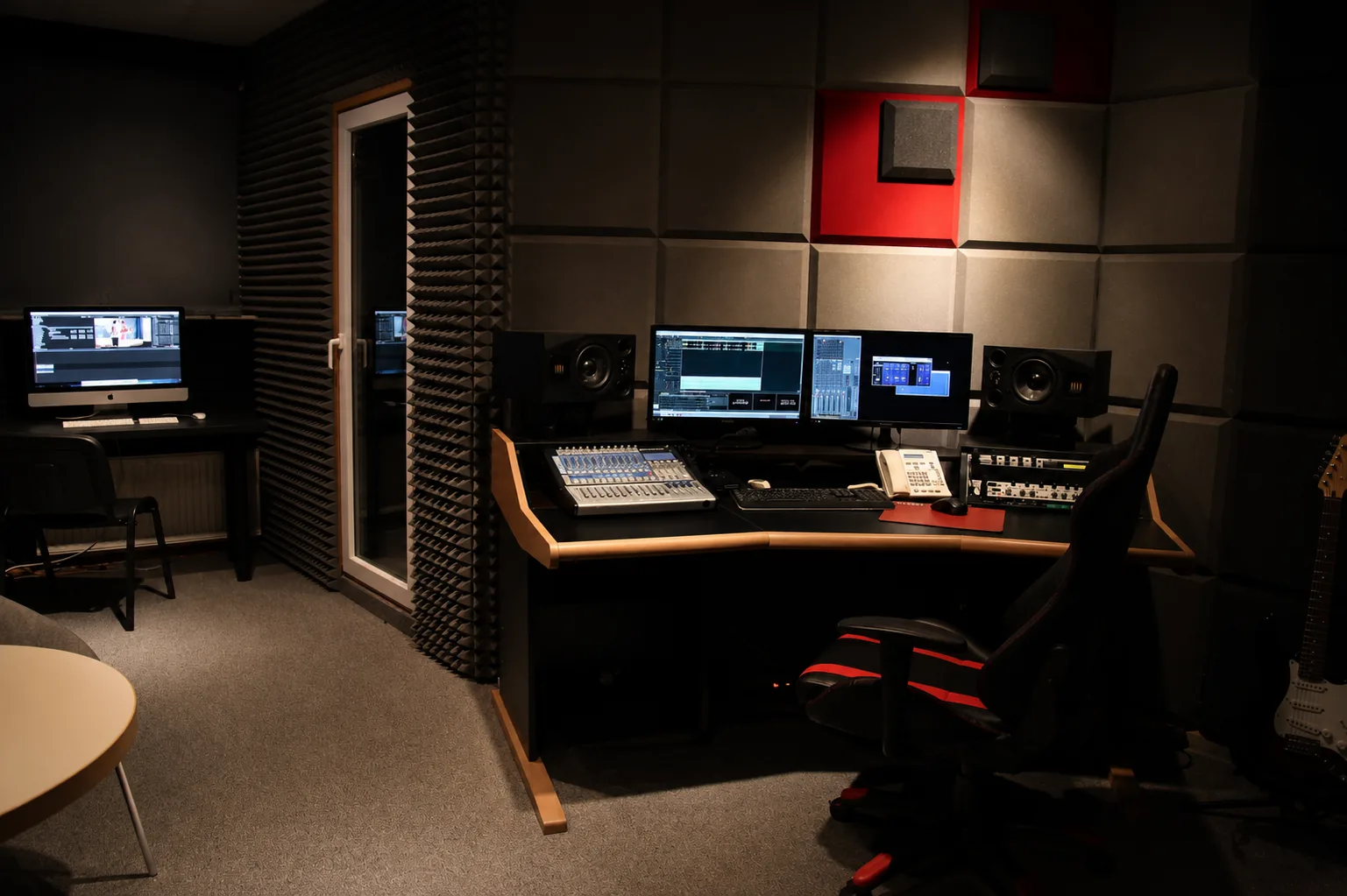 Studio Czerwone Warszawa – wnętrze studia nagraniowego RPM Studio
