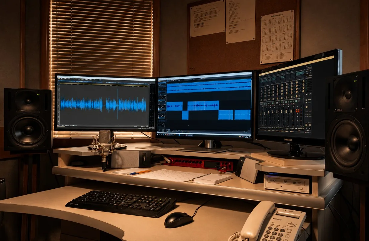 Studio Tarnów – wnętrze studia nagraniowego RPM Studio, zdjęcie 2