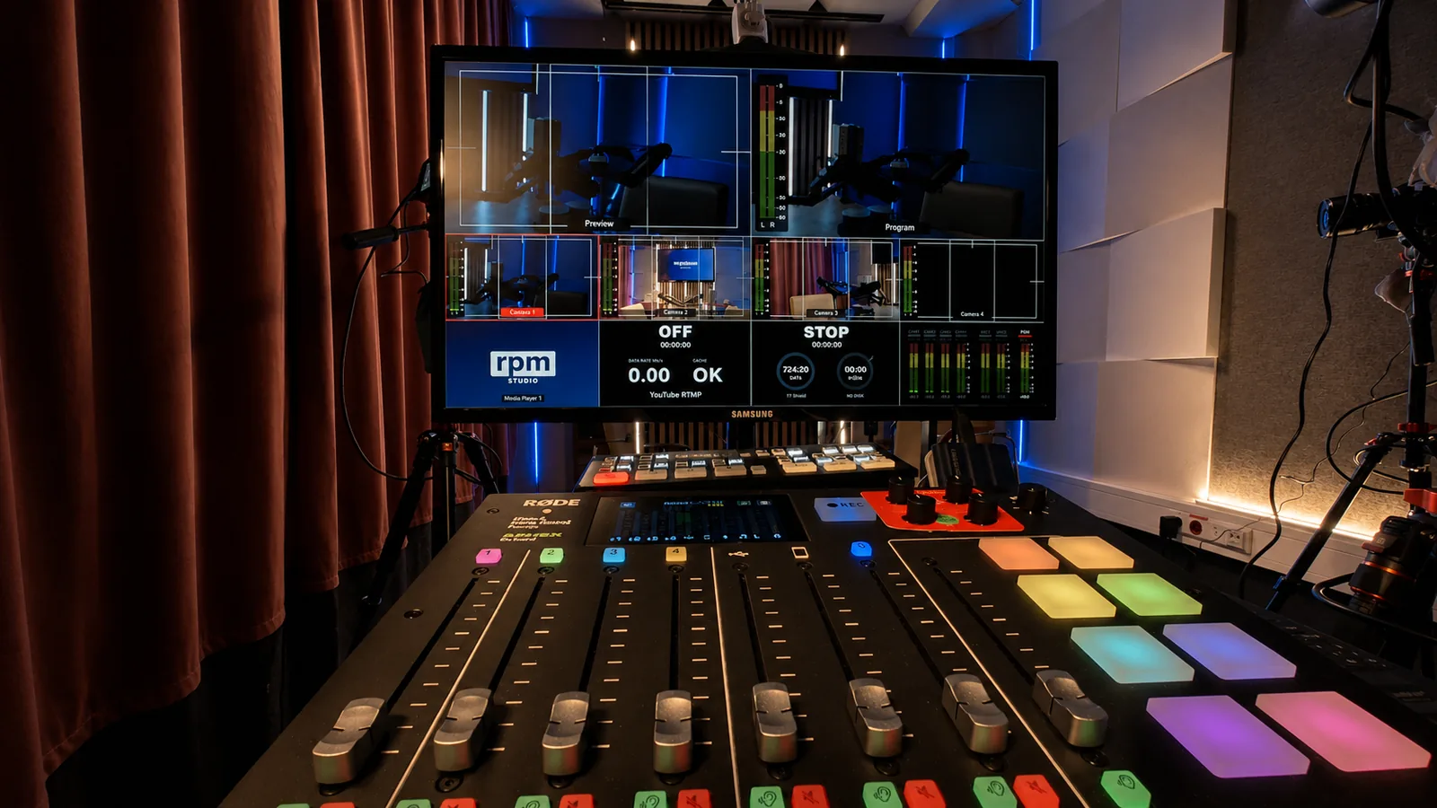 Studio Podcastowe Tarnów – wnętrze studia RPM Studio, zdjęcie 2