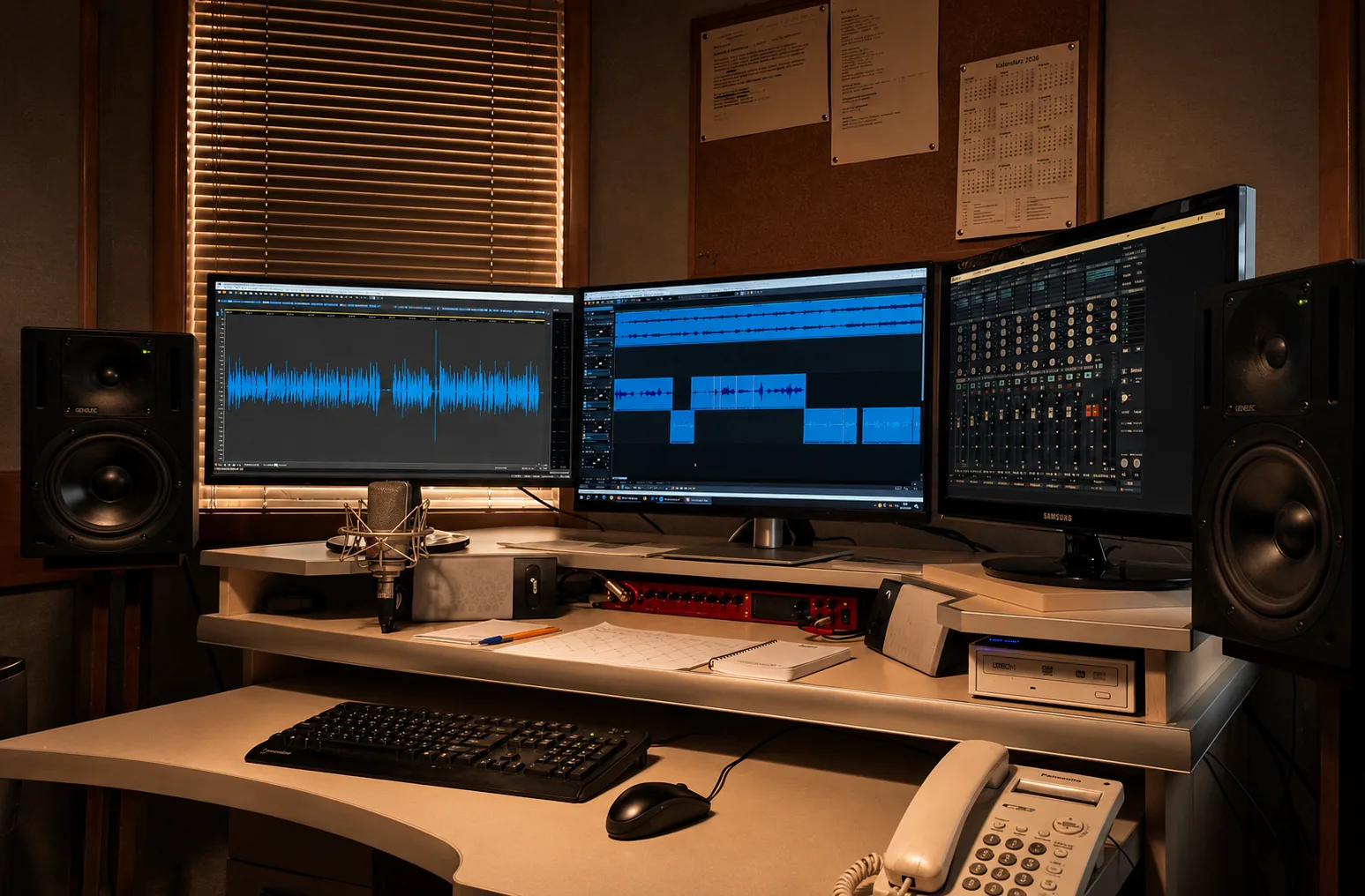 Studio Podcastowe Tarnów – wnętrze studia RPM Studio, zdjęcie 4