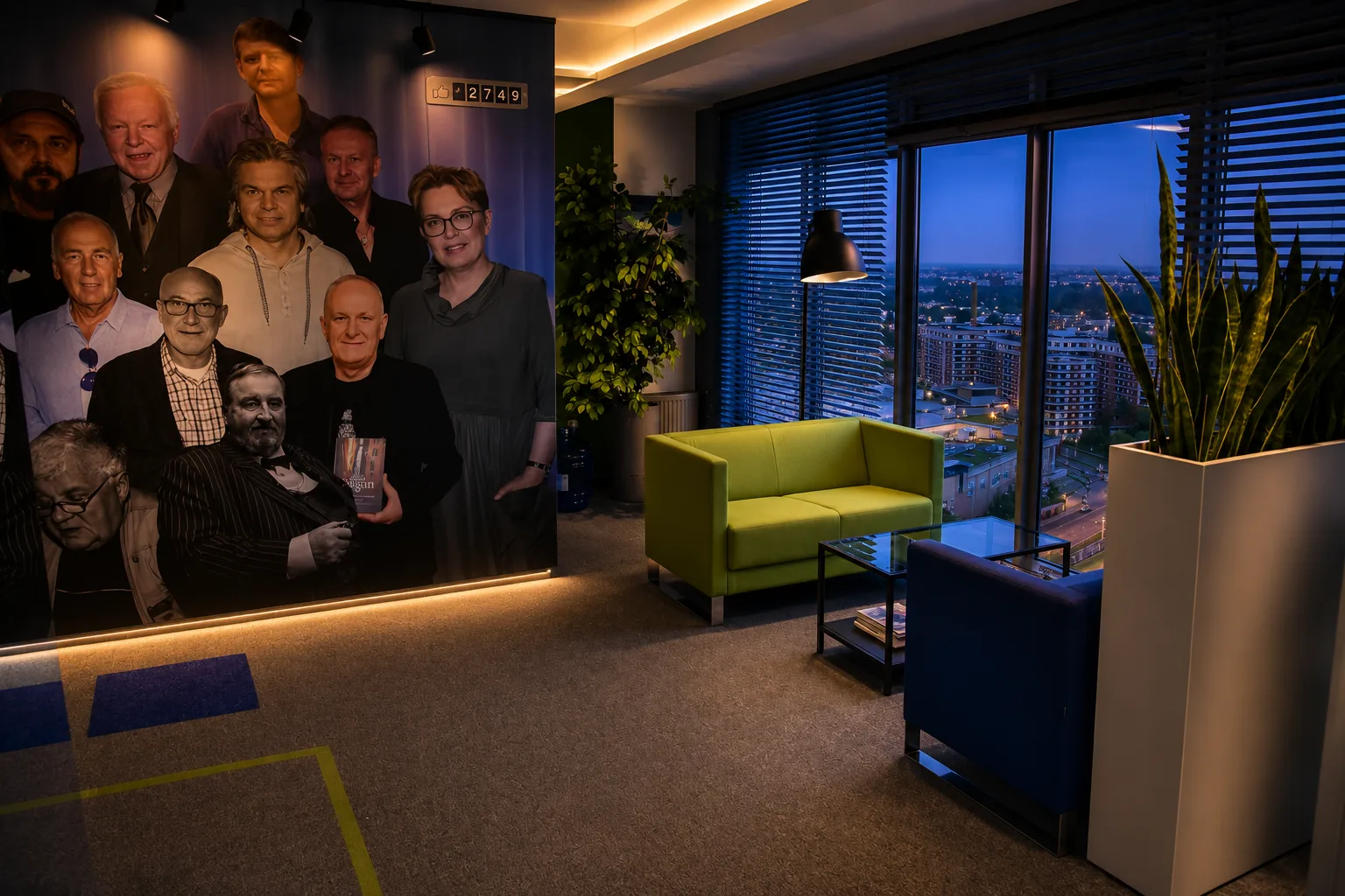 Salon / Poczekalnia dla Gości – wnętrze studia RPM Studio